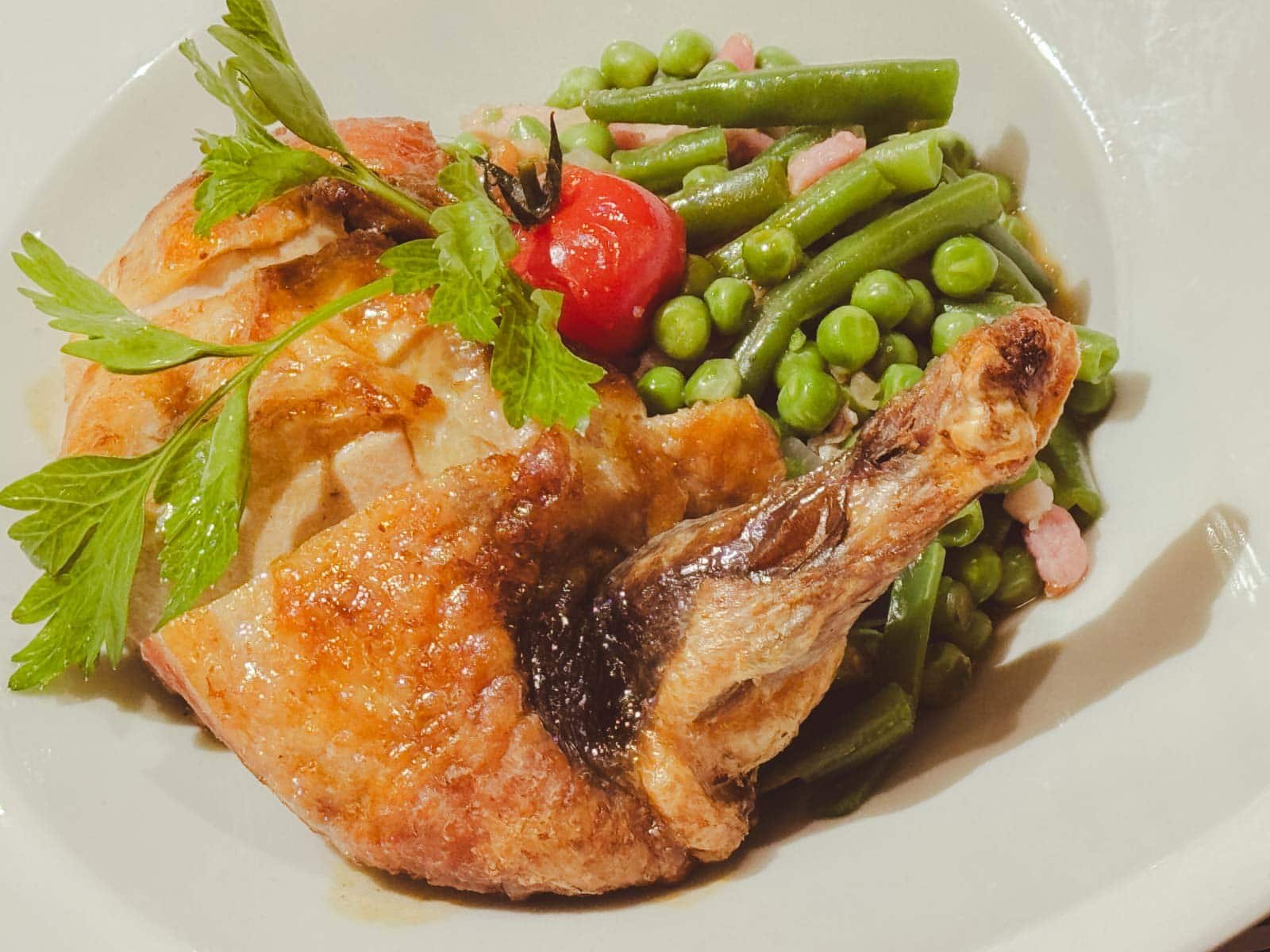 he incredibly crispy duck confit with sarladaise potatoes we savored in the Dordogne region of France